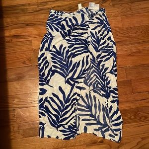 Blue vacation skirt